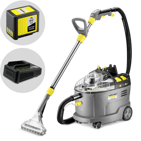 K&auml;rcher Pro Puzzi 9/1 Bp Pack Adv - Battery-powered Spray Extraction Machine - 36 V