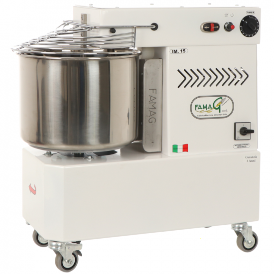 Famag Grilletta IM 15/230 10 Speed HH - 15 kg high hydration spiral mixer