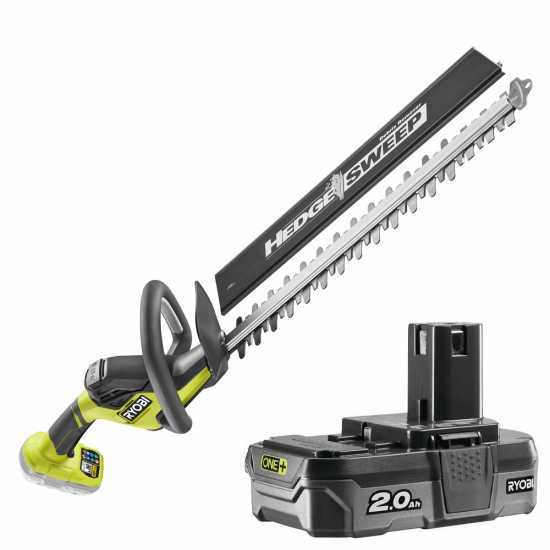 RYOBI RY18HT45A-120 Battery-powered Hedge Trimmer - 18 V - 2Ah - 45 cm Blade