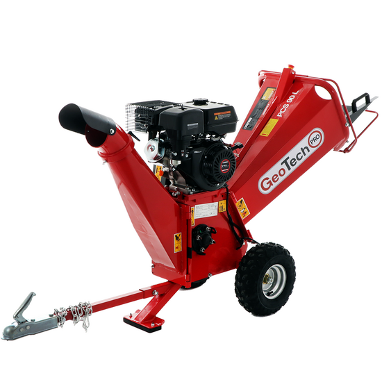 GeoTech PRO PCS 90 L - Professional petrol garden shredder - Loncin G270F engine