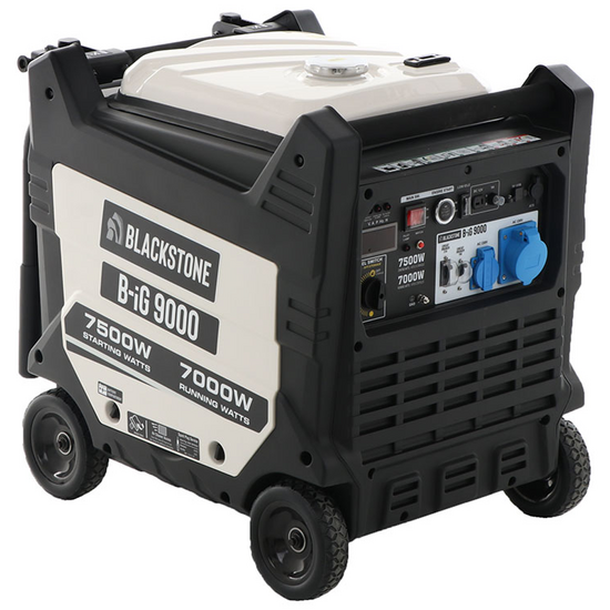 BlackStone B-iG 9000 - 7.5 kW Wheeled Silenced Inverter Power Generator - DC 7 kW Single-phase