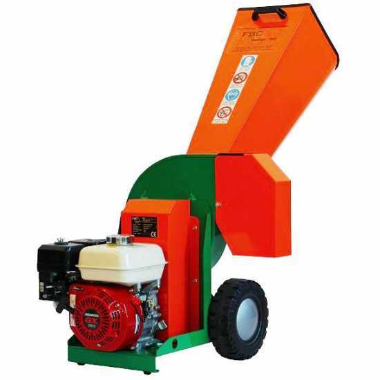 FBC BIO.S2.55H - Petrol garden Shredder - Honda GX 160 engine