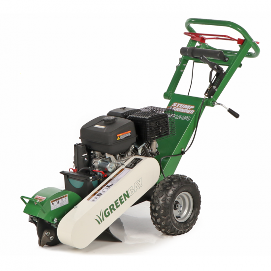 GreenBay Deep LE-330 Stump Grinder - Loncin 420 cc Engine with Electric Start - Cutting Disc with 8 Hammers in Tungsten Carbide