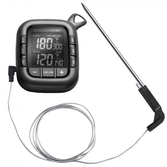 OutdoorChef Gourmet Check Black Digital Thermometer