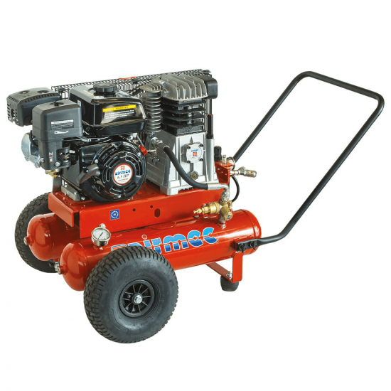 Airmec TEB22-510LO (510 L/min) Petrol Engine-driven Air Compressor with Loncin 6.5 HP Engine