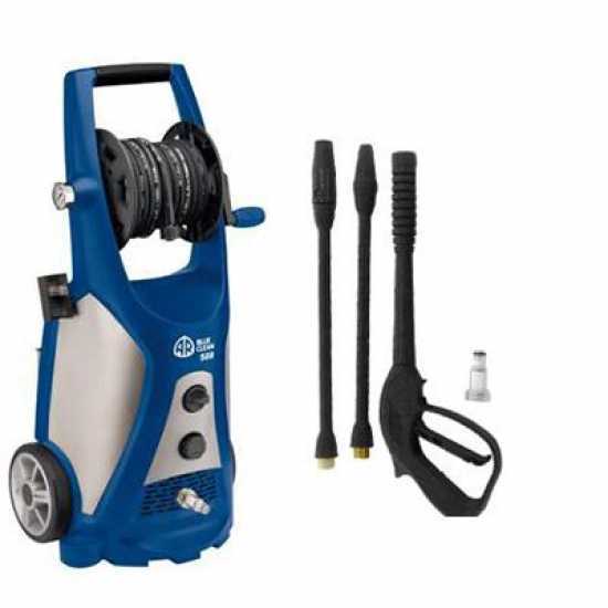 Annovi &amp; Reverberi AR 588 Pressure Washer - 150 bar max. - Manual Hose Reel and Pressure Gauge