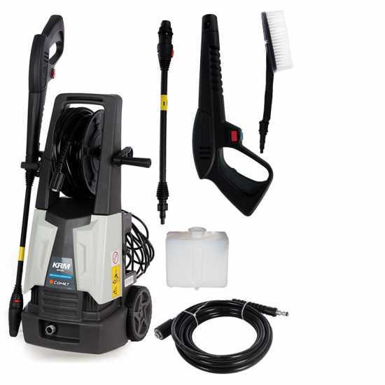 Comet KRM 1100 Extra Electric Cold Water Pressure Washer - Hose Reel - 125 bar