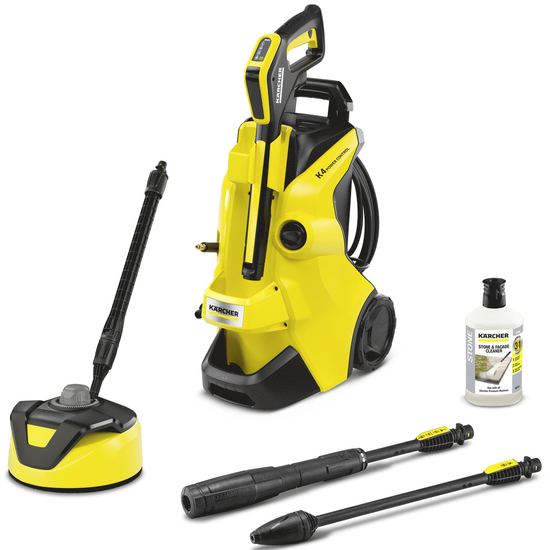 Karcher K4 Power Control Home Cold Water Pressure Washer, 420 L/h - 130 bar