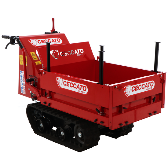 CECCATO CINGOLONE Tracked Power Barrow - Extendable body - 350 kg Load capacity