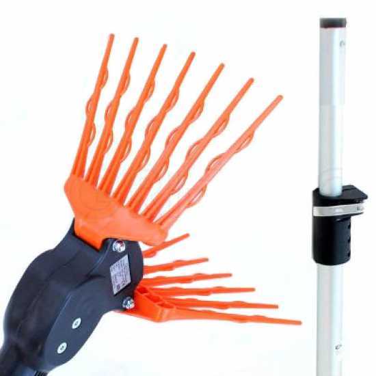 TecnoVIR Olivir - Electric Battery-powered Olive Harvester - 120-200 cm Aluminium Telescopic Pole 