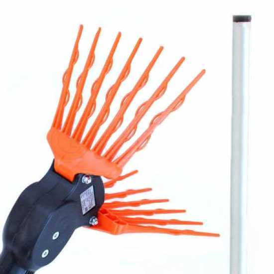 TecnoVIR Olivir - Electric Battery-powered Olive Harvester - 200 cm Olive Shaker with Fixed Pole
