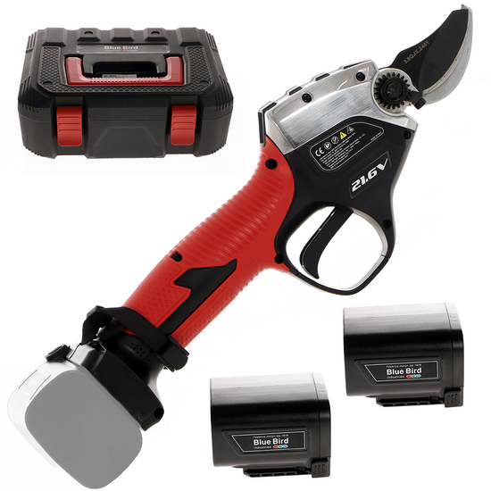 BlueBird PS 22-38 Electric Pruning Shears with built-in battery - 21.6V - 2.5 ah - 38mm Cutting diameter