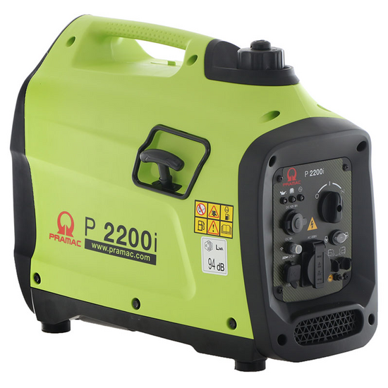 Pramac P2200i - 2.1 kW Silenced Inverter Power Generator - DC 1.9 kW Single-phase
