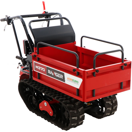 Ranger M370-E Extendable Tracked Power Barrow - Honda GX160 Engine - Electric start