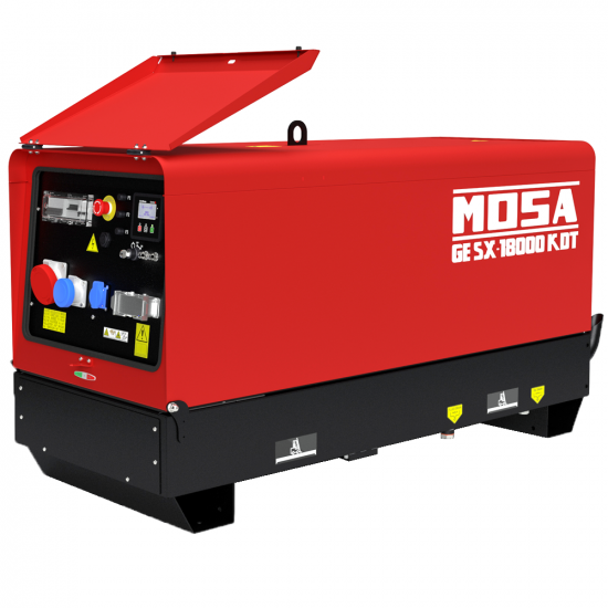 MOSA GE SX 18000 KDT - 14.4 kW Diesel Silenced Power Generator - DC 13.2 kW Three-phase