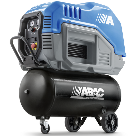 ABAC SPINN D2.2 90W 10 230/50 - Silenced single-phase rotary screw compressor - 3 HP motor - 90 litres