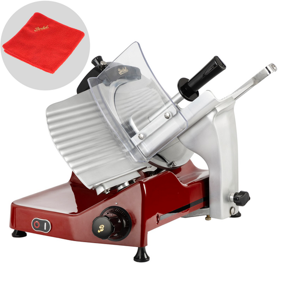 Berkel Pro Line XS25 Red - Meat Slicer with 250 mm chrome-plated steel blade