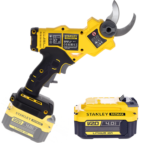 Stanley SFMCPP32M1-QW Electric Pruning Shears - 20 V - 4Ah Battery