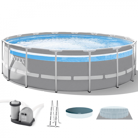 Intex Prisma Frame Clearview 26730NP - Ø488x122 cm - Round Pool