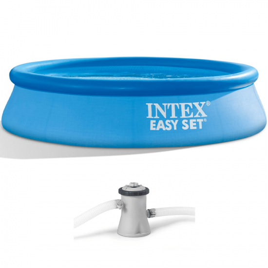 Intex Easy Set 28122NP - Inflatable Pool + 30 W Filter Pump