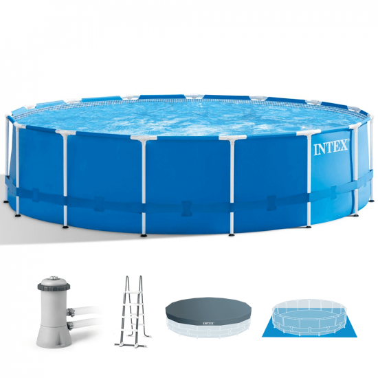 Intex Metal Frame 28242NP - &Oslash;457x122 cm - Round Pool