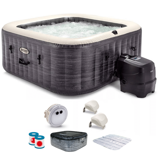 Intex Square Greystone Deluxe 28450NP - &Oslash;173x71 cm - Hot Tub Spa Pool