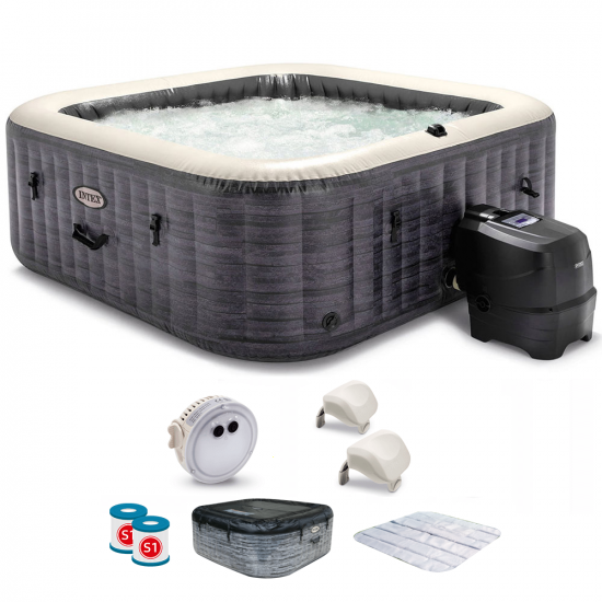 Intex Square Greystone Deluxe 28452EX - Hot Tub Spa Pool