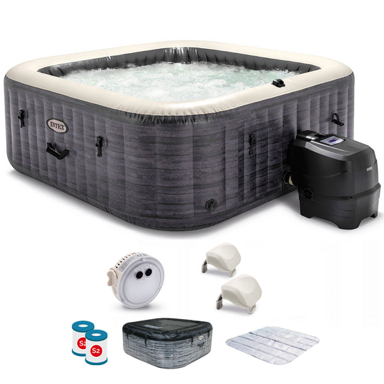 Intex Square Greystone Deluxe 28452NP - Ø193x71 cm - Hot Tub Spa Pool