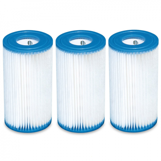 Intex 29003 Filter Cartridge &quot;A&quot; Model, 3 pcs
