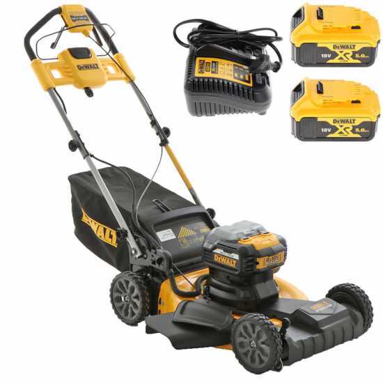 DeWalt DCMW564P2-QW Battery-powered Lawn Mower - 2 18V/5Ah Batteries