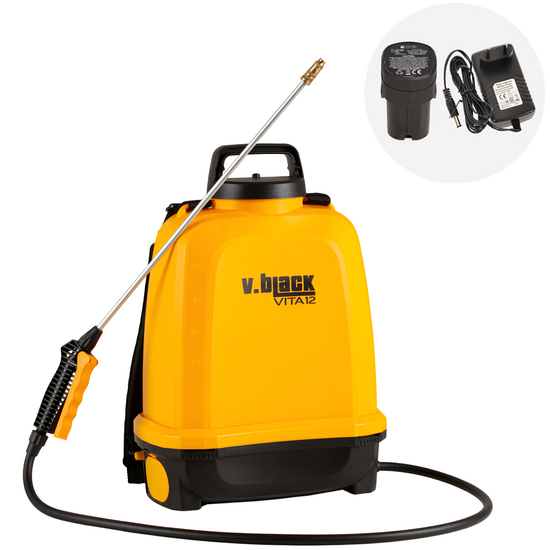 Volpi V-BLACK VITA 12 - Electric Backpack Sprayer Pump