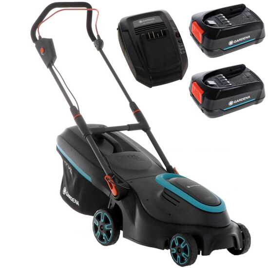 Gardena PowerMax 37/36V P4A Battery-Powered Electric Lawn Mower - 36V/ 4ah - 37 cm