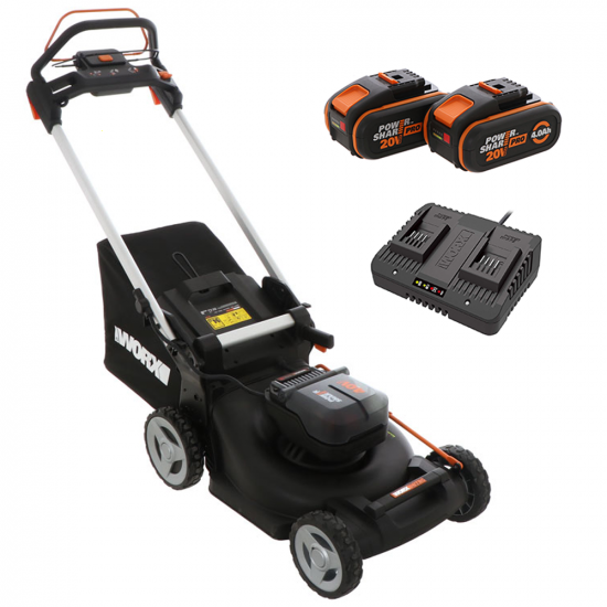 WORX NITRO WG749E selfpropelled lawn mower 46 cm , best deal on AgriEuro