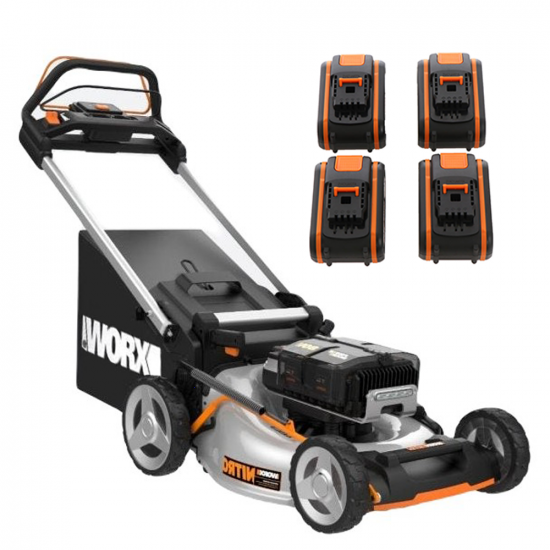 WORX NITRO WG761E selfpropelled lawn mower 80V/4Ah , best deal on