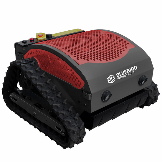 Blue Bird FM 23-53 - Tracked Hybrid Robot Flail Mower (Petrol + Battery) - Remote-Controlled