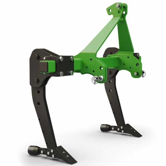 Seven Italy Simply - 2-element Tractor-mounted Agricultural Drainer/Subsoiler - 120 cm Frame