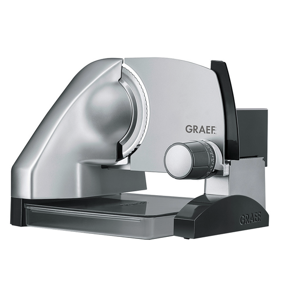 Graef SKS 500 Silver - 2-in-1 Meat Slicer with Vegetables Slicer - 170 mm Blade