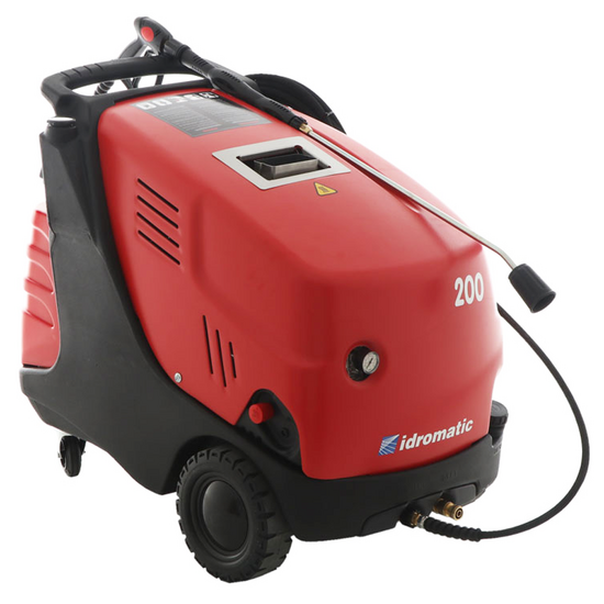 Idromatic Kon 200.15 - Three-phase Hot Water Pressure Washer - Brass Pump
