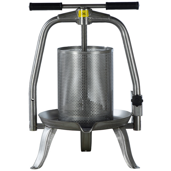 Baesso V20 Inox - 9 L Screw Press for Fruits and Vegetables - Stainless Steel Tank