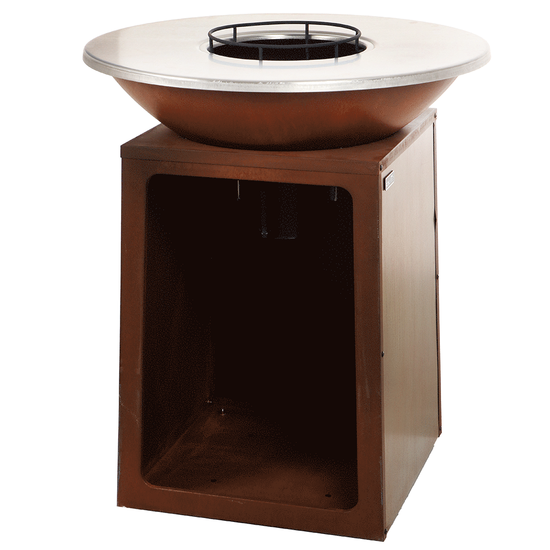 RoyalFood COR-4000 - Corten Wood-Fired Barbecue