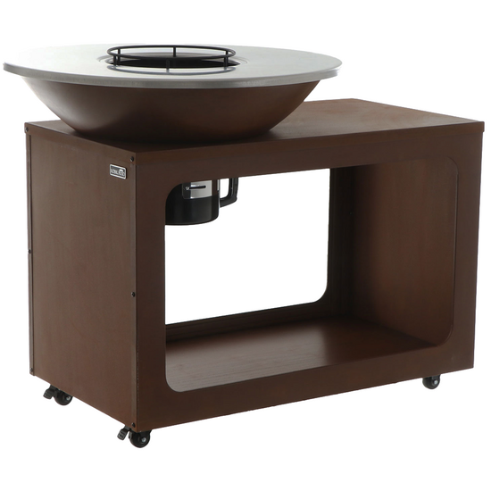 RoyalFood COR-4250 - Corten Wood-Fired Barbecue
