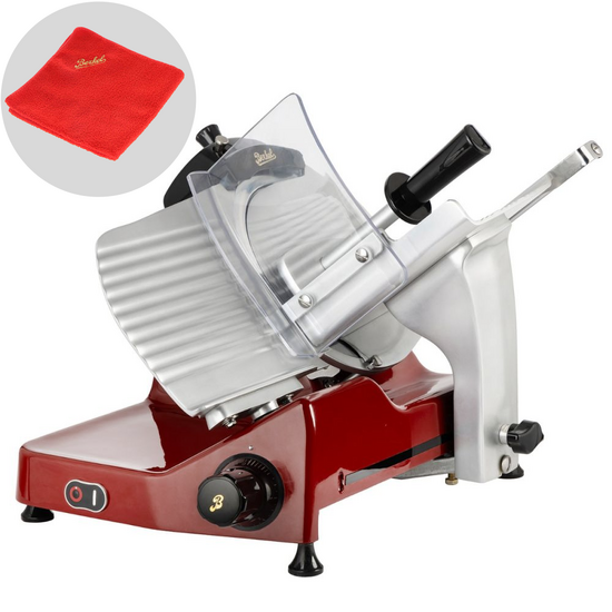 Berkel Pro Line XS30 red - Meat Slicer with 300 mm Chrome-plated Steel Blade