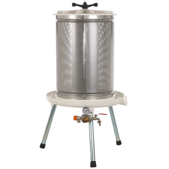 Enotecnica Pillan Garda - 80 L Fruit Hydropress - Stainless Steel Tank 