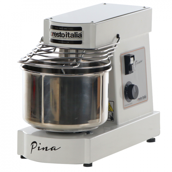 Resto Italia Pina Line MO 10 - Single-Speed Spiral Dough Mixer - 6 Kg