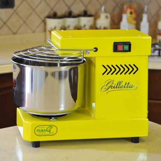 Famag Grilletta IM 5/230 1 Speed Colour Yellow - Spiral Mixer 5 Kg