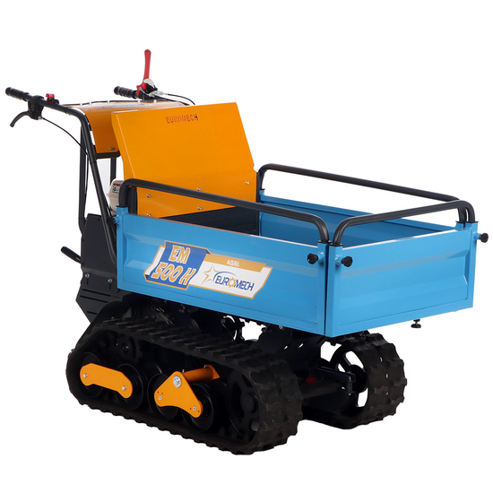 EuroMech EM500H-Agri - Tracked Wheelbarrow with Extendable Body 500Kg