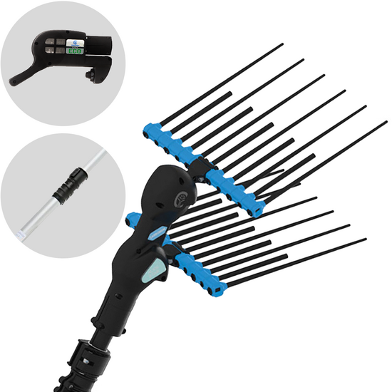 Campagnola Alice STAR ECO - Aluminium Pole - 245 - 330 cm - Electric Olive Harvester