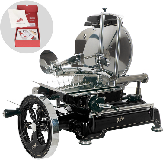 Berkel Tribute Black - Flywheel Slicer - 300 mm Hard-chrome Steel Blade