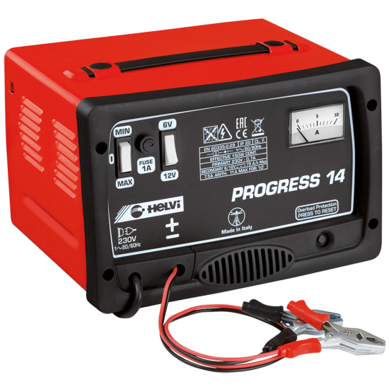 Helvi Progress 14 - Battery-charger - Wet batteries with 6/12V Voltage - Single-phase