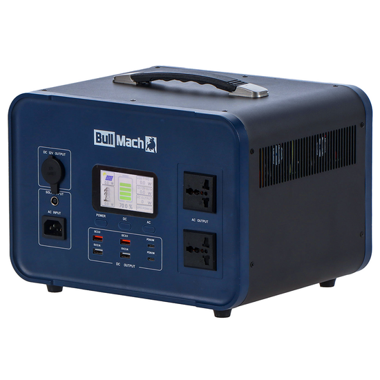 BullMach Elektron 2000 - Portable Power Station - 2000W/1536Wh 3.2V